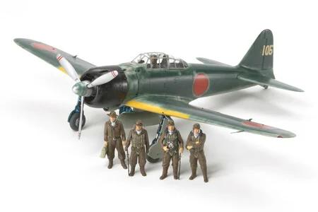 Tamiya 1/48 Mitsubishi A6m3 3a 22 Zero Model Kit — box art
