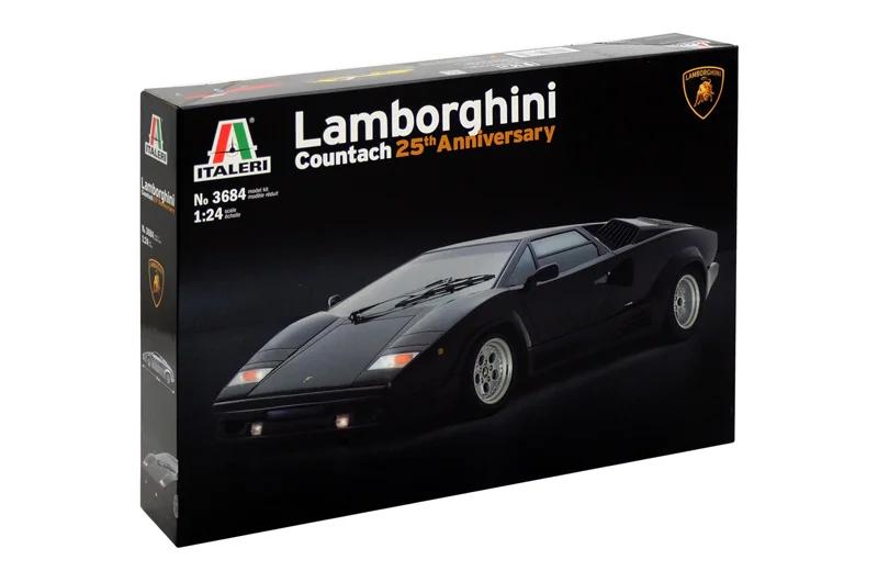 Italeri 1/24 Lamborghini Countach 25th Model Kit — official product photo 1
