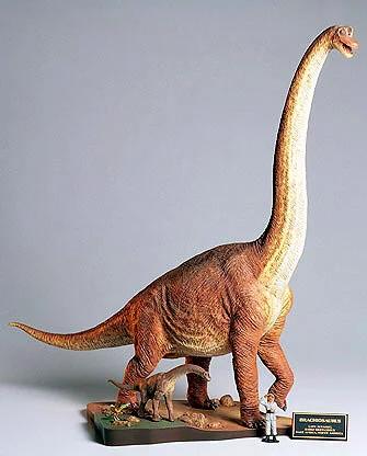 Tamiya Brachiosaurus Diorama Set Model Kit — box art