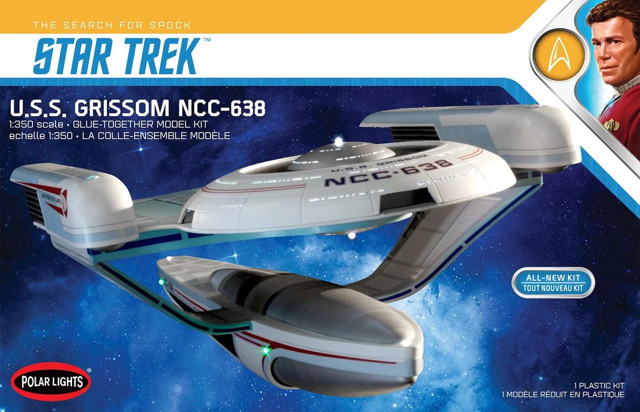 Polar Lights 1/350 Star Trek Uss Grissom Model Kit — box art