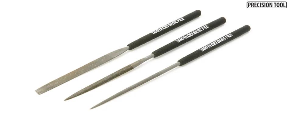 Tamiya Basic File Set Smooth Dbl Cut — product photo
