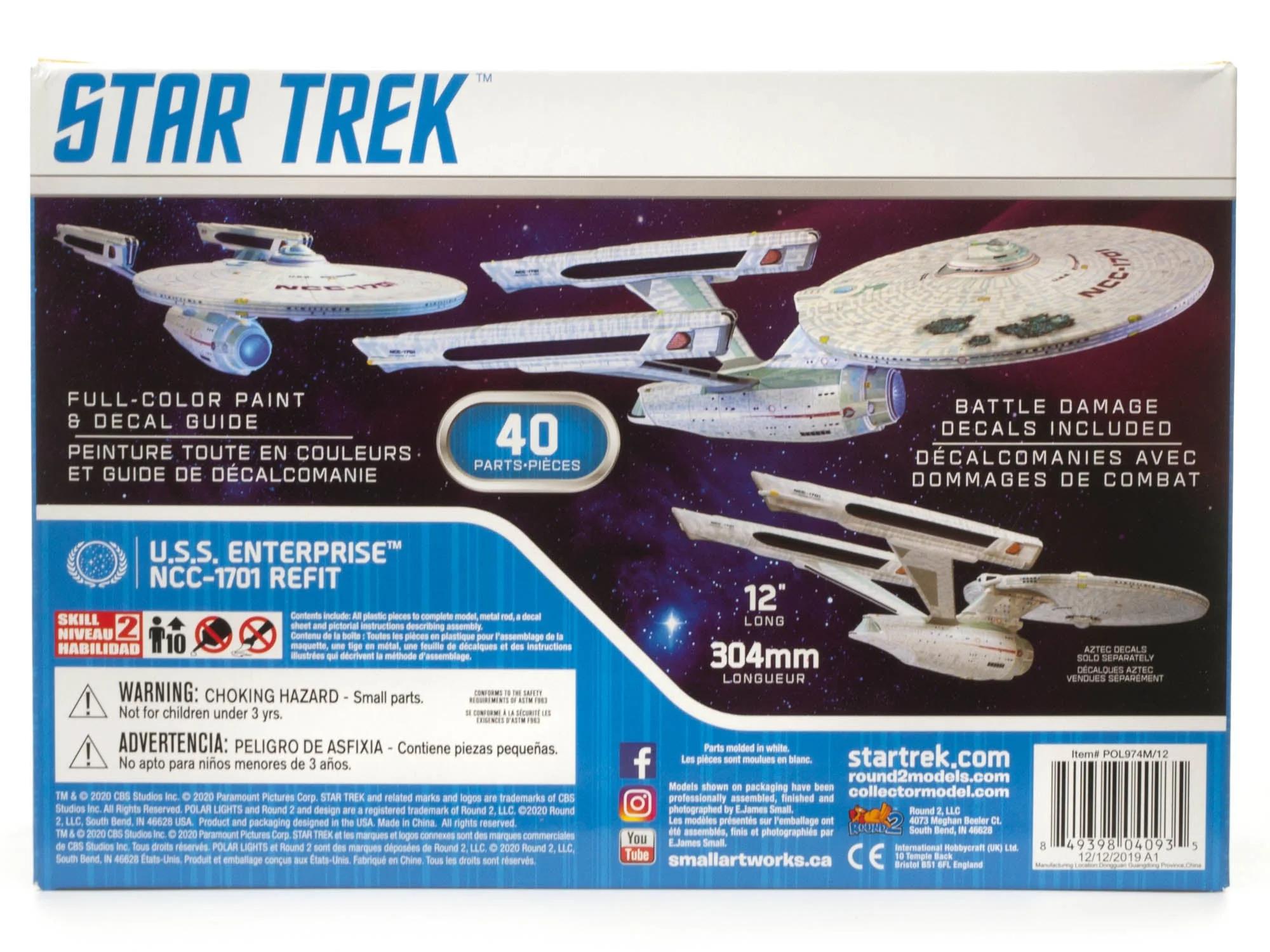 Polar Lights Star Trek U S S Enterprise Refit-wrath Model Kit — official product photo 4