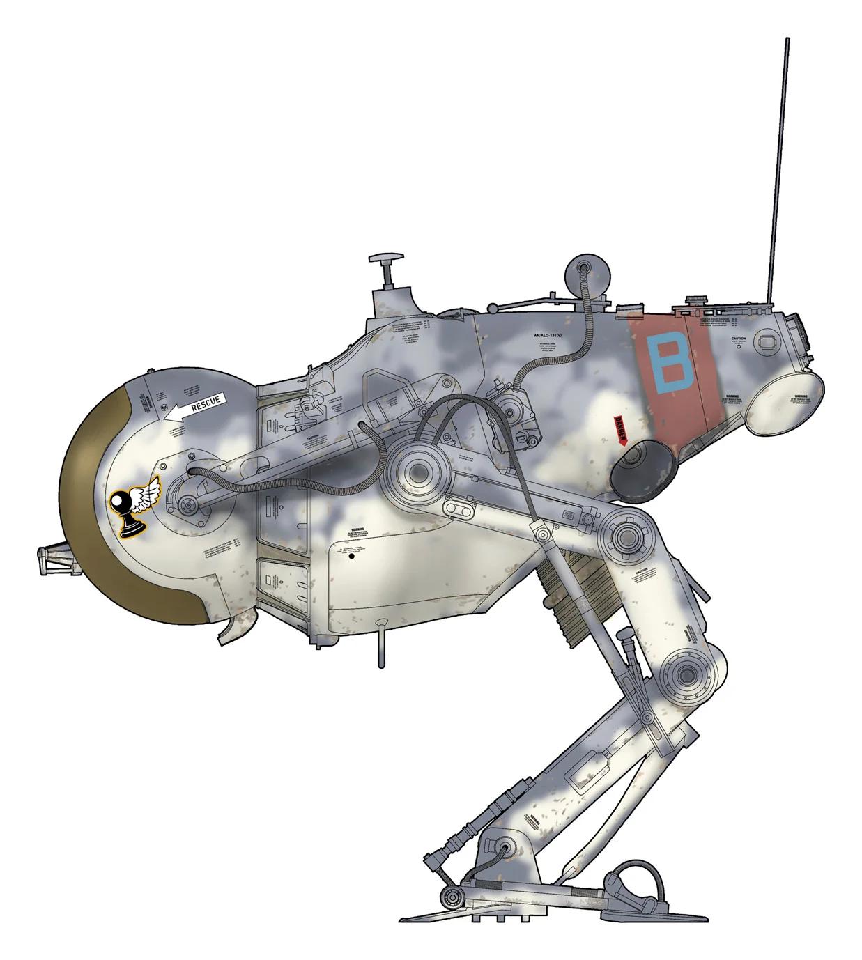Hasegawa 1/20 LUM-168 Luna Tactical Recon Model Kit — official product photo 6