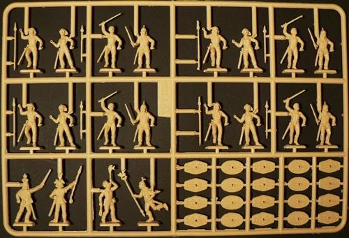 Italeri 1/72 Gaul Warriors Model Kit — official product photo 1