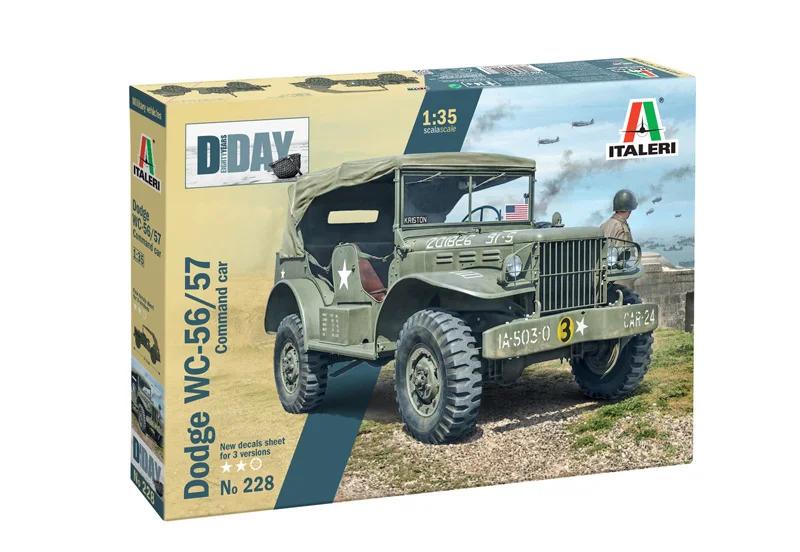 Italeri 1/35 WC-56 Dodge 57 Command Car Model Kit — official product photo 2
