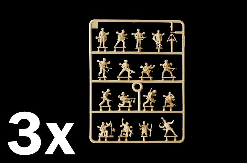 Italeri 1/72 WWII Dak Infantry Model Kit — official product photo 4