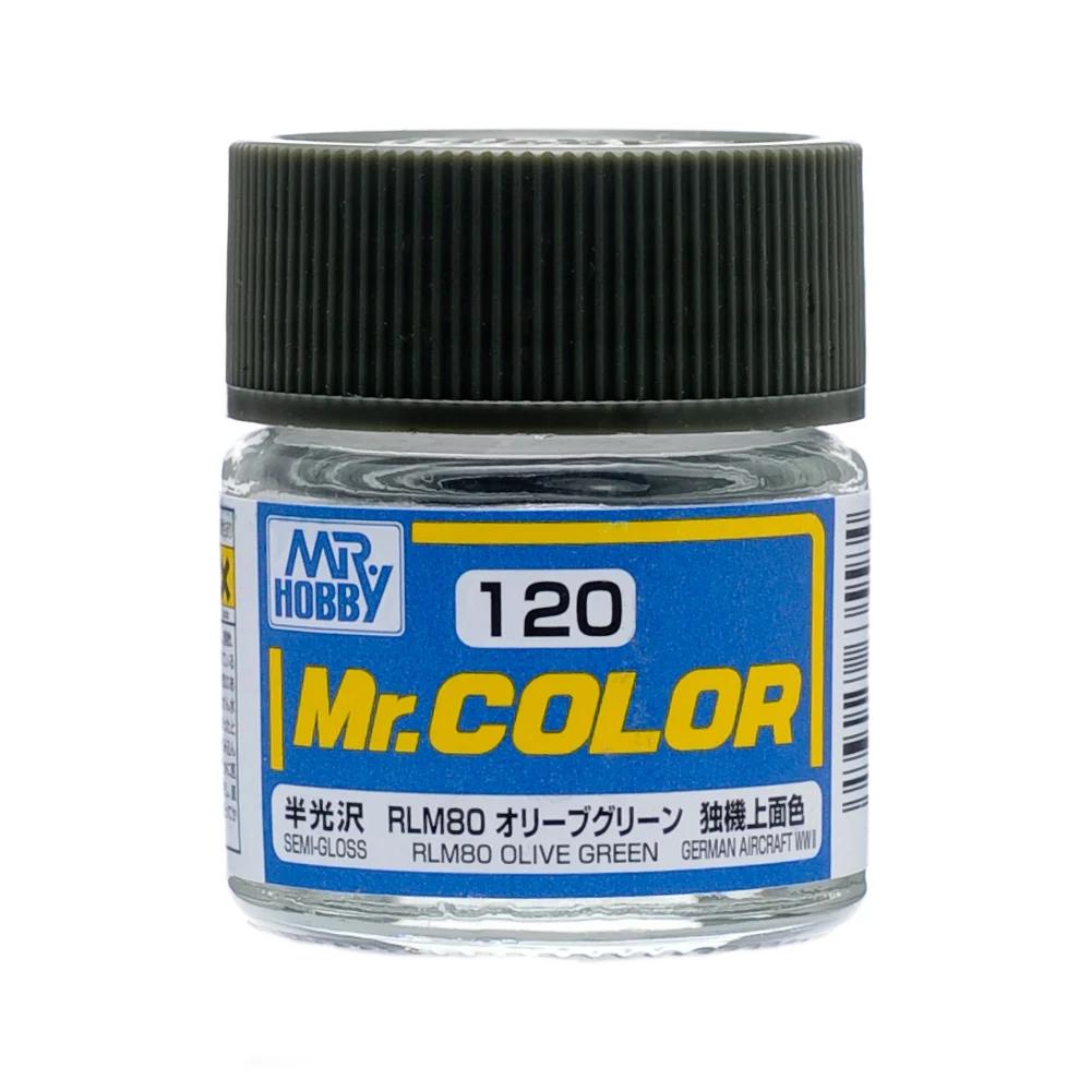 Mr. Hobby Mr. Color RLM80 Olive Green (C120) 10 ml — official product photo 1