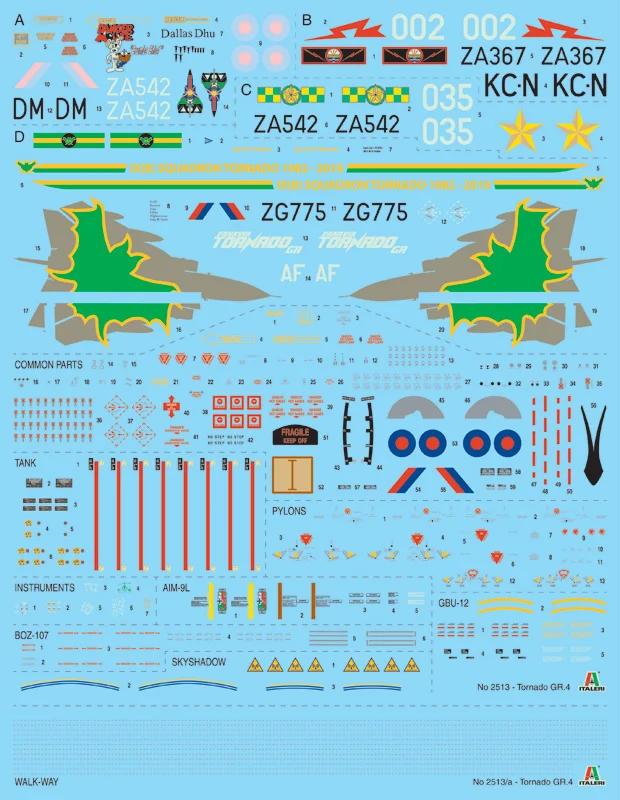 Italeri 1/32 Tornado Gr 4 Model Kit — official product photo 2