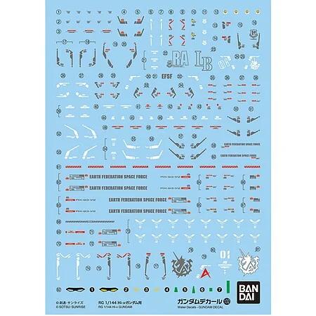Bandai 1/144 RG GD-132 Hi-nu Decal — product photo