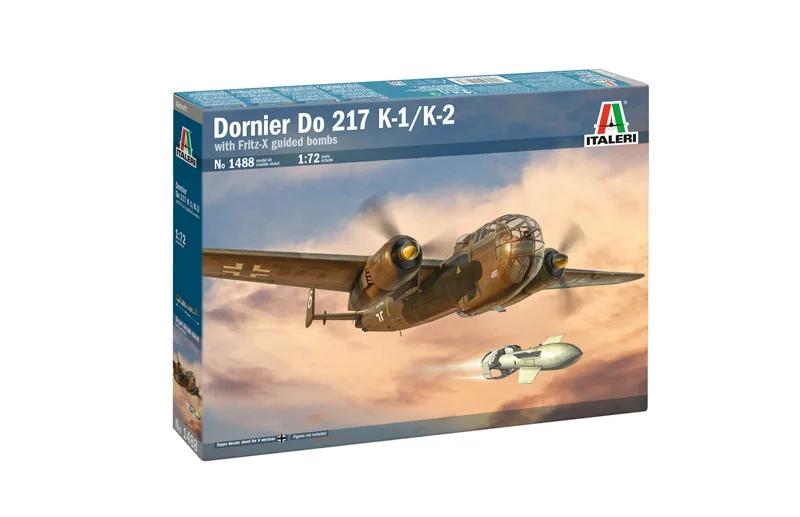 Italeri 1/72 K-2 Do 217k-1 W Fritz X Guided Bomb Model Kit — official product photo 1