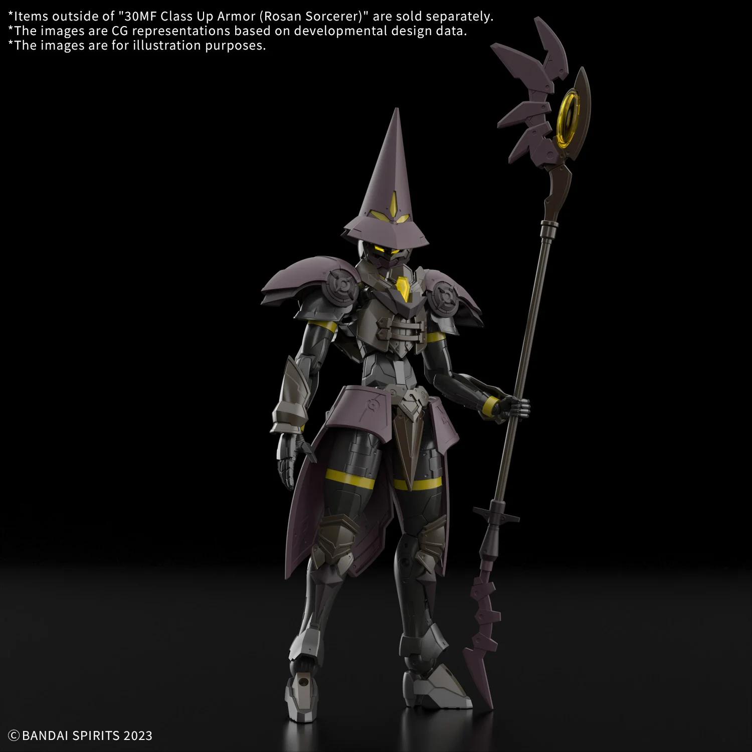 Bandai 1/144 30MF Rosan Sorcerer Class Up Armor Model Kit — official product photo 2