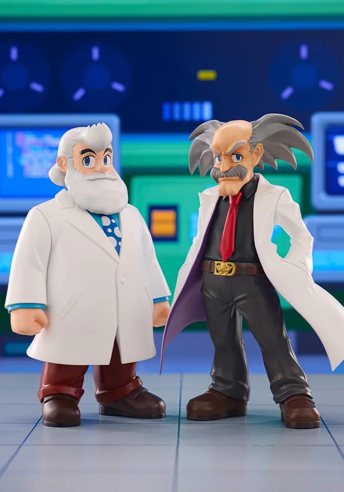 Kotobukiya Dr. Wily & Dr. Light OSHI Works Figure — official product photo 1