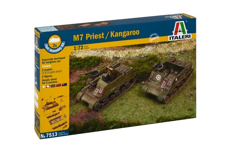 Italeri 1/72 M7 Priest 105mm Kangaroo Model Kit — official product photo 2