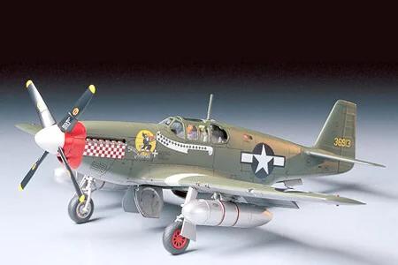 Tamiya 1/48 P-51B Mustang Model Kit — box art