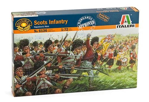 Italeri 1/72 Scots Infantry Napol Wars Model Kit — official product photo 1
