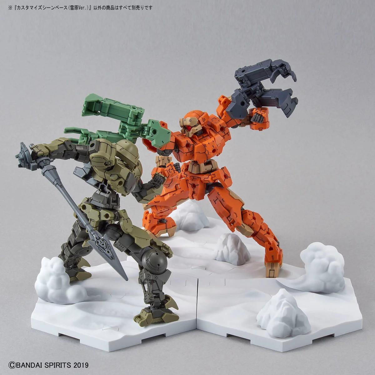 Bandai 03 Customize Scene Base Snowfield Model Kit — official product photo 4