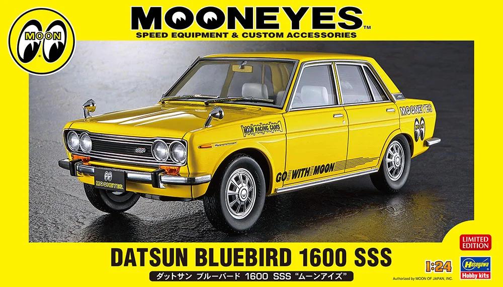 Hasegawa 1/24 Datsun Bluebird 1600 Sss Mooneyes Model Kit — official product photo 1