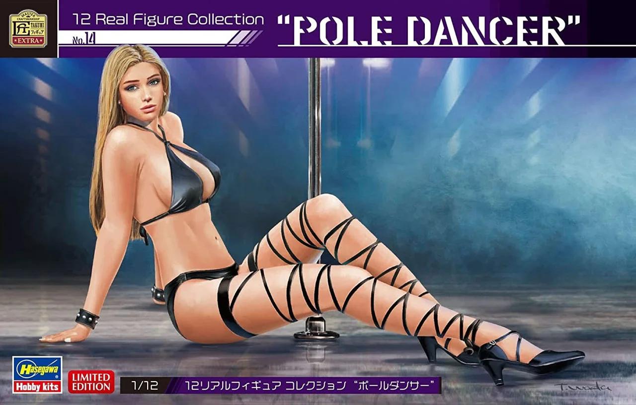 Hasegawa 1/12 Real Figure Collection 14 Dancers Model Kit — official product photo 2