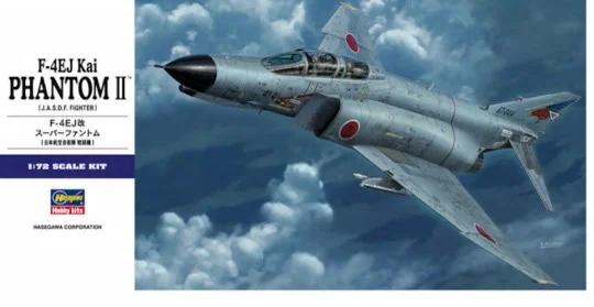 Hasegawa 1/72 F-4EJ KAI Phantom II Model Kit — box art