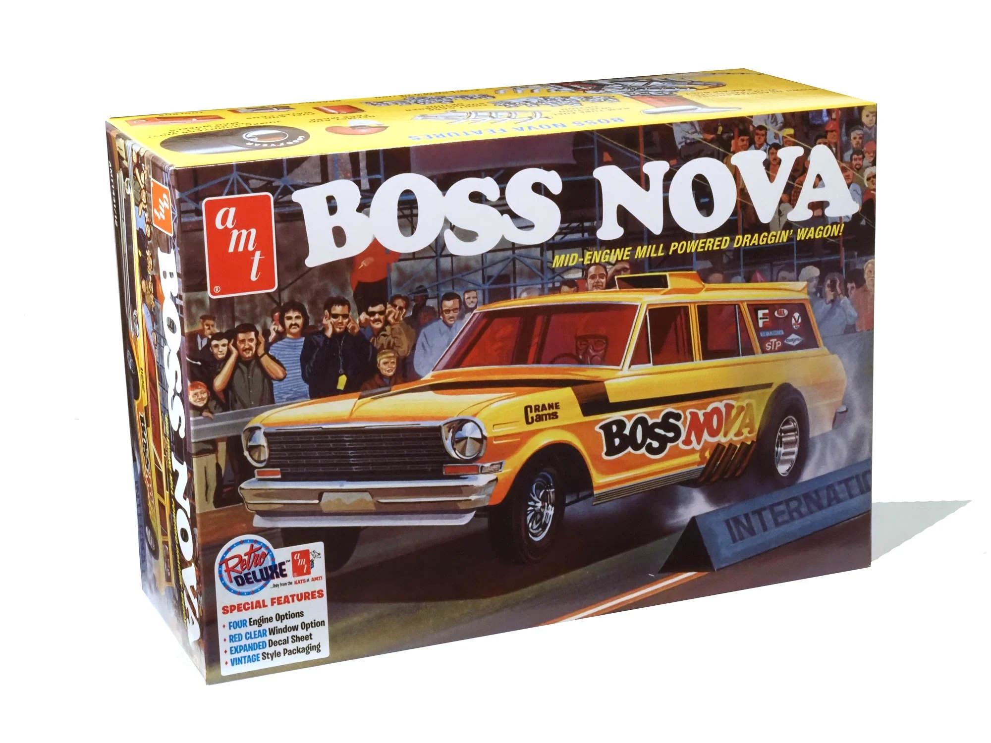 AMT 1/25 Boss Nova Funny Car Model Kit — official product photo 1