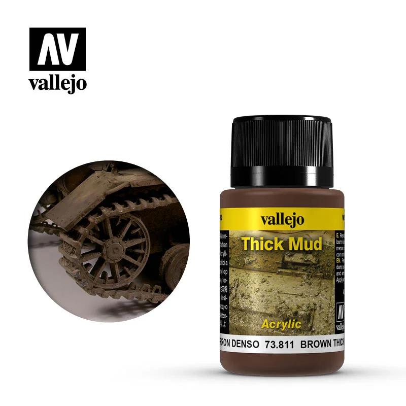 Vallejo Brown Thick Mud 40ml 6p
