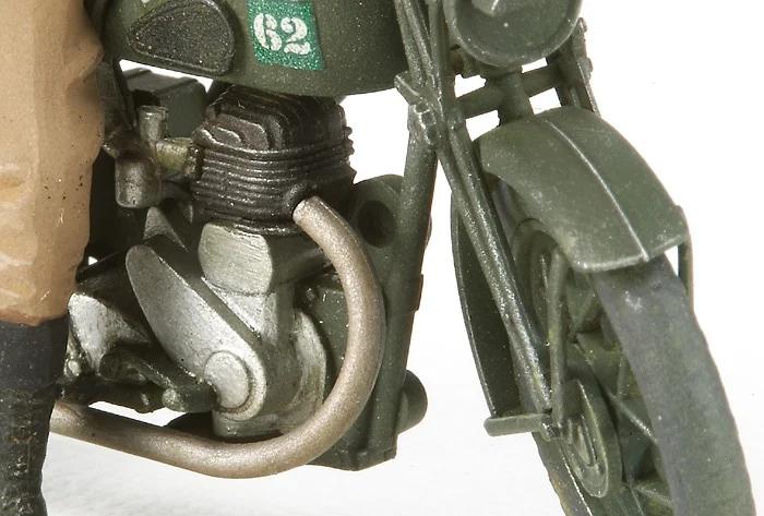 Tamiya British Bsa M20 Motorcycle1 35 Model Kit — official product photo 5