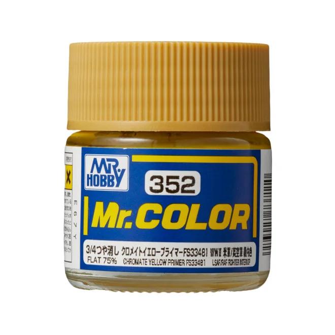 Mr. Hobby Mr. Color Chromate Yellow Primer FS33481 (C352) 10 ml — official product photo 1