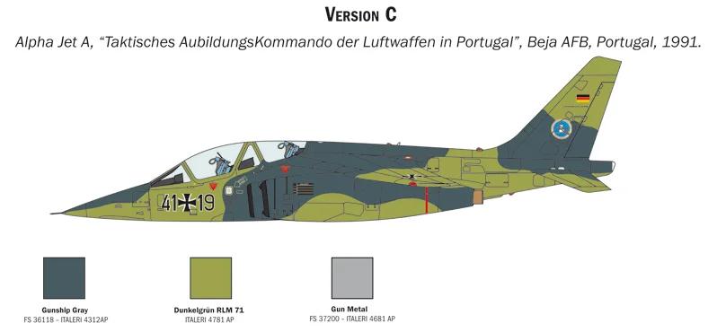 Italeri 1/48 Alpha Jet E Model Kit — official product photo 6