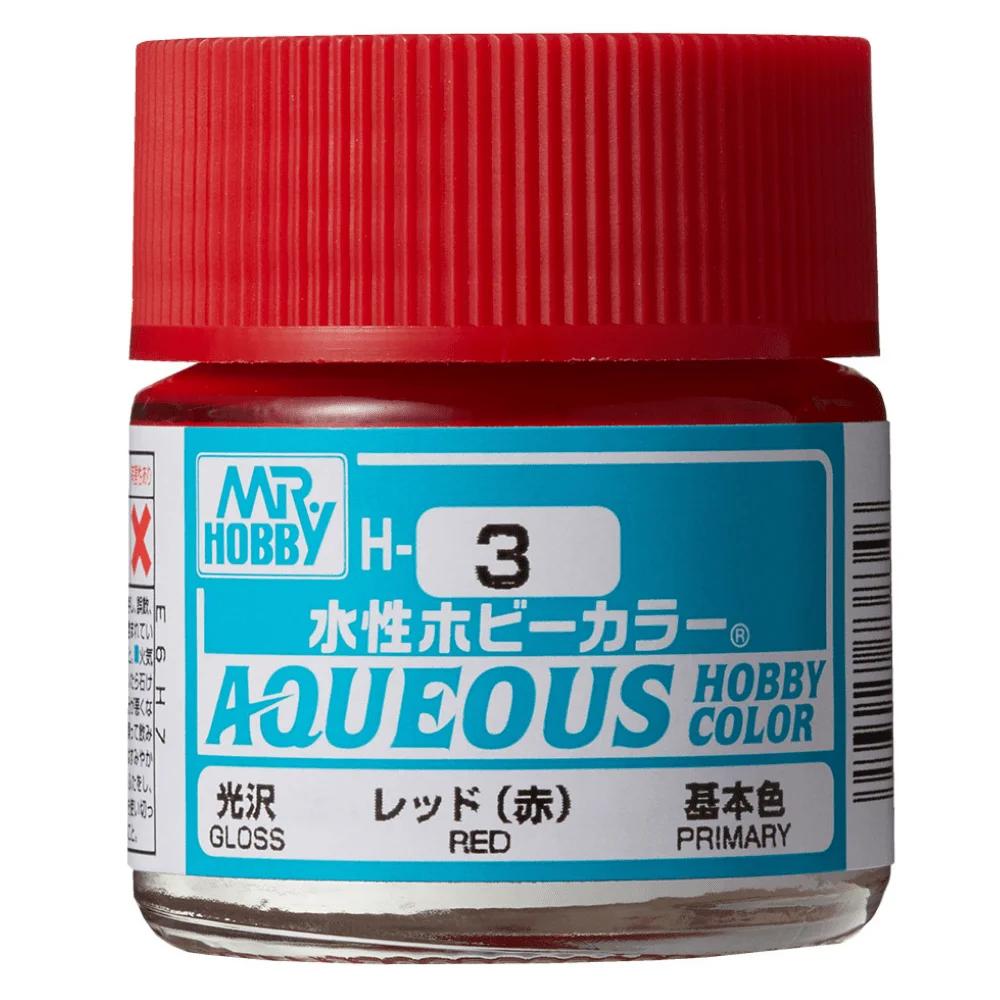 Mr. Hobby Aqueous Hobby Color H3 Red (Gloss) 10ml — product photo