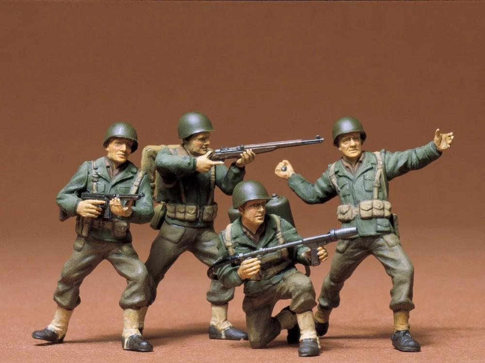 Tamiya 1/35 US Army Infantry WWII Model Kit — official product photo 1