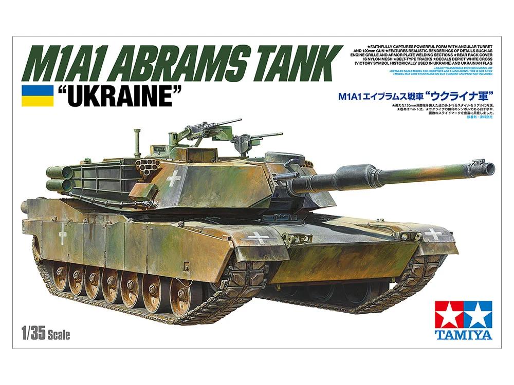 Tamiya 1/35 M1a1 Abrams Ukrain Model Kit — official product photo 1