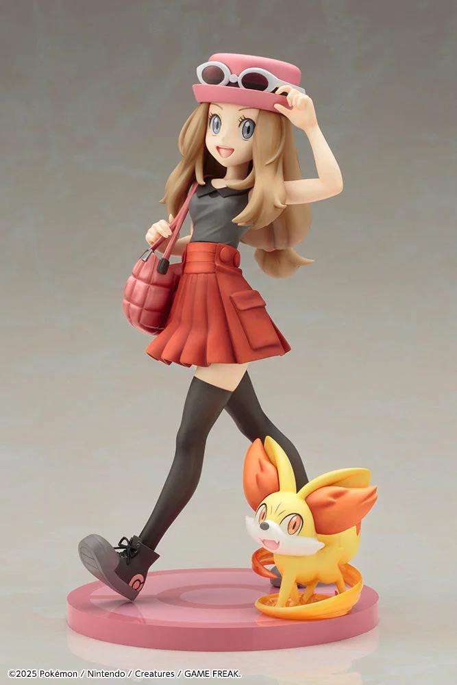 Kotobukiya Pokémon Serena with Fennekin ARTFX J STATUE — official product photo 1