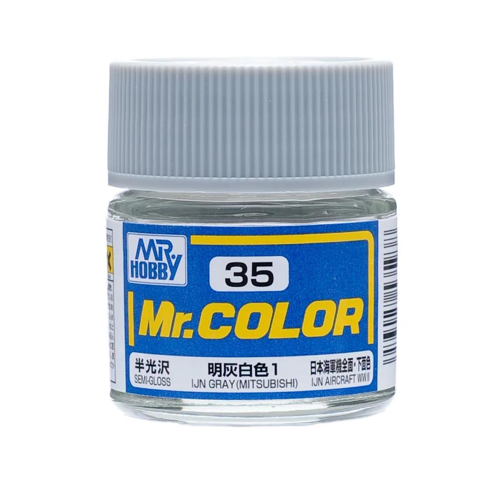 Mr. Hobby Mr. Color IJN Gray (Mitsubishi) (C35) 10 ml — official product photo 1