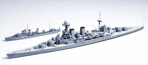 Tamiya 1/700 Hood E Class Destroyer Model Kit — box art