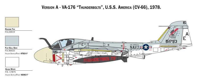 Italeri 1/72 Ka6d Intruder Usn Arcrft Model Kit — official product photo 3