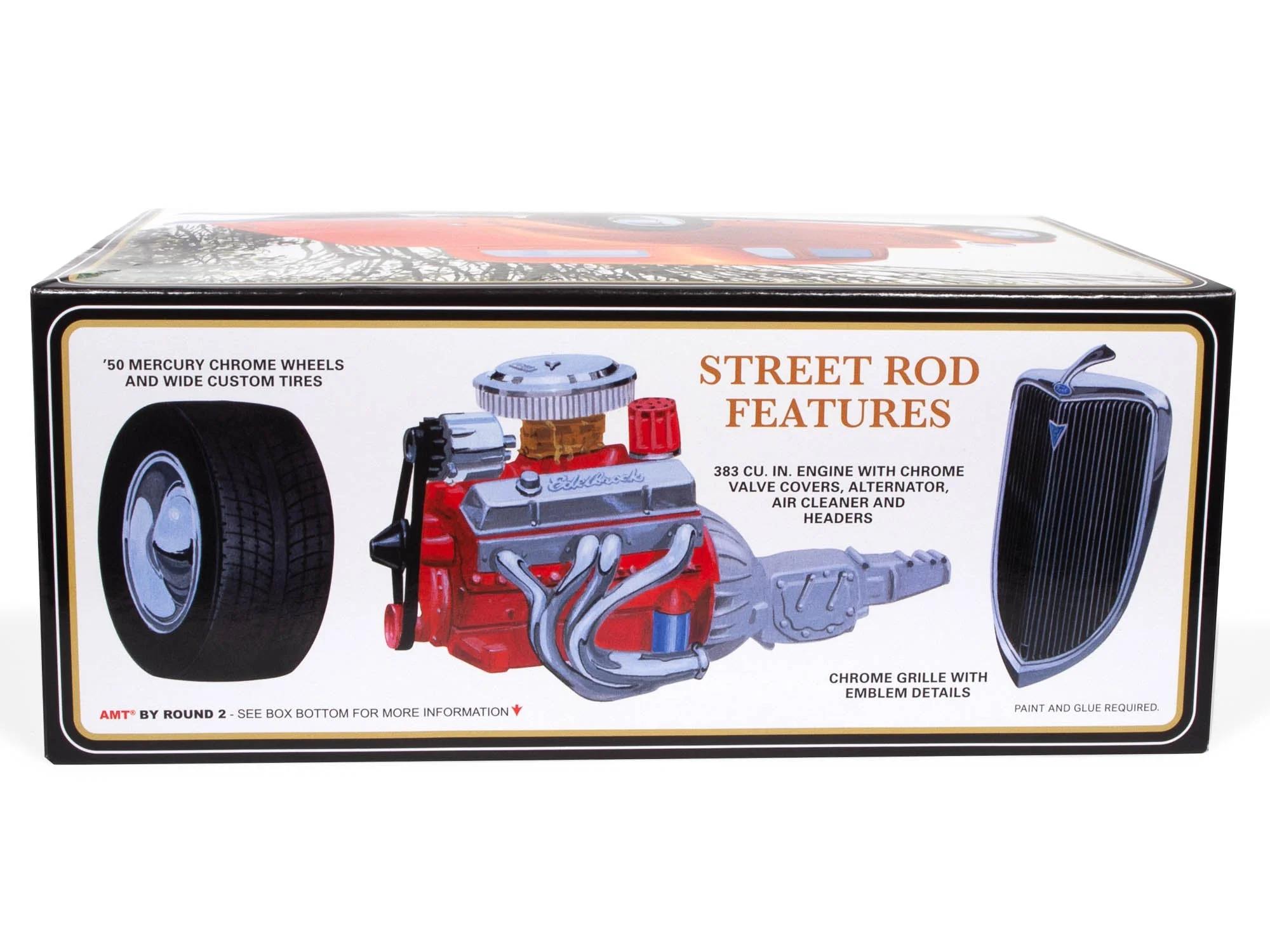 AMT 1/25 34 Ford 5-window Coupe Street Rod Model Kit — official product photo 3