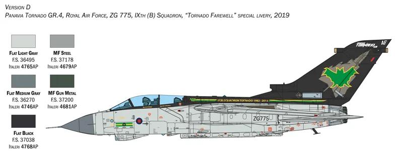 Italeri 1/32 Tornado Gr 4 Model Kit — official product photo 4