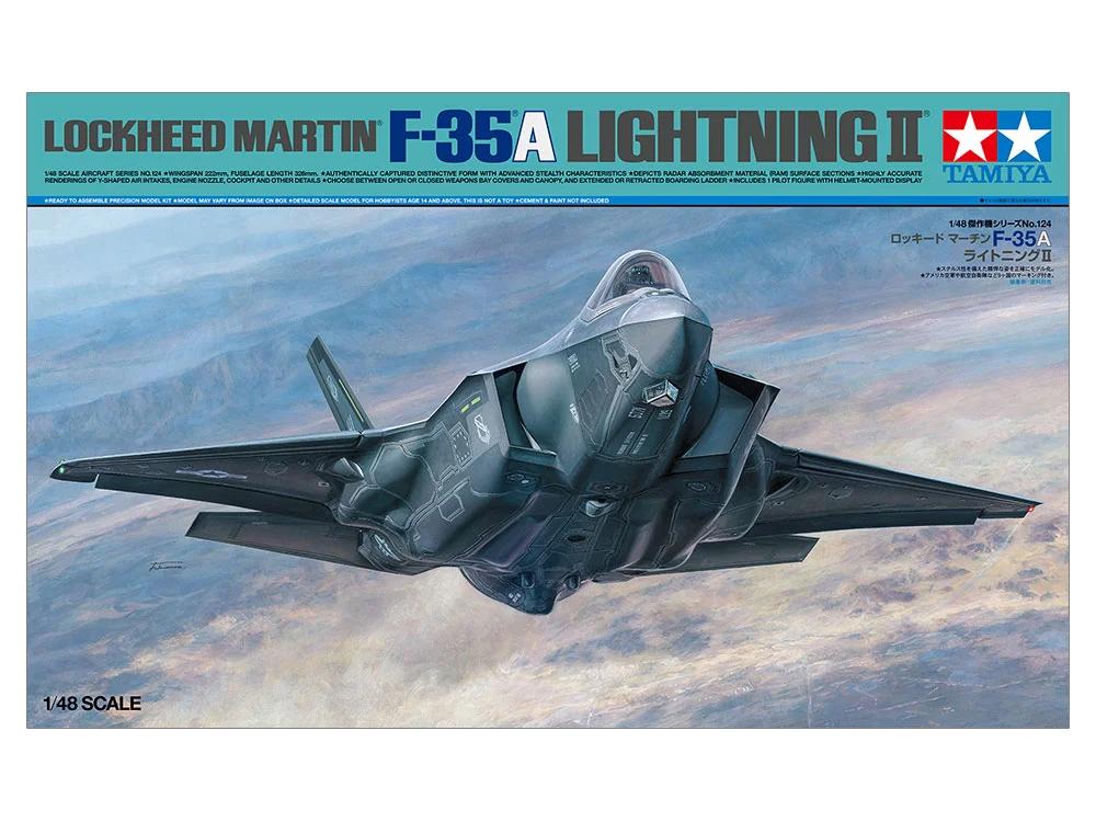 Tamiya 1/48 F-35A Lockheed Lightning II Model Kit — official product photo 1