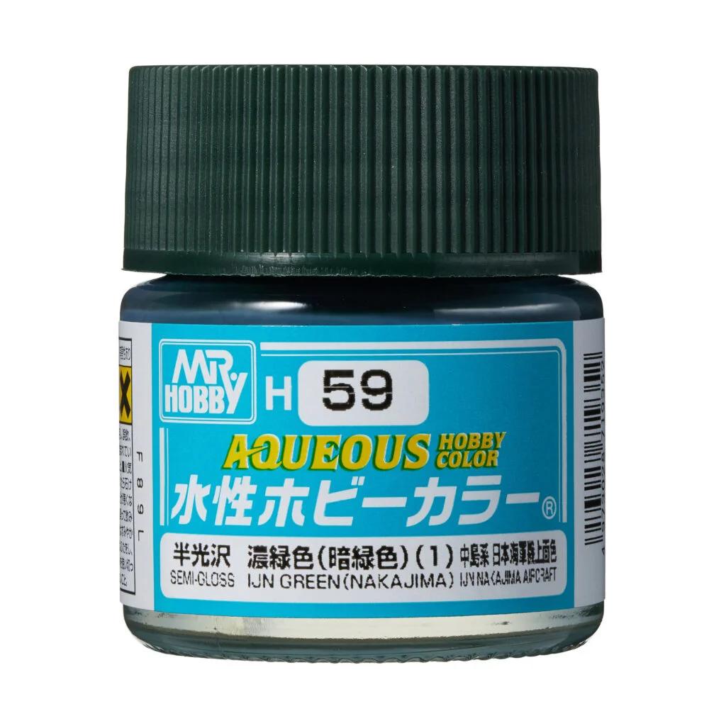 Mr. Hobby Aqueous Hobby Color H59 IJN Green (Gloss) 10ml — product photo