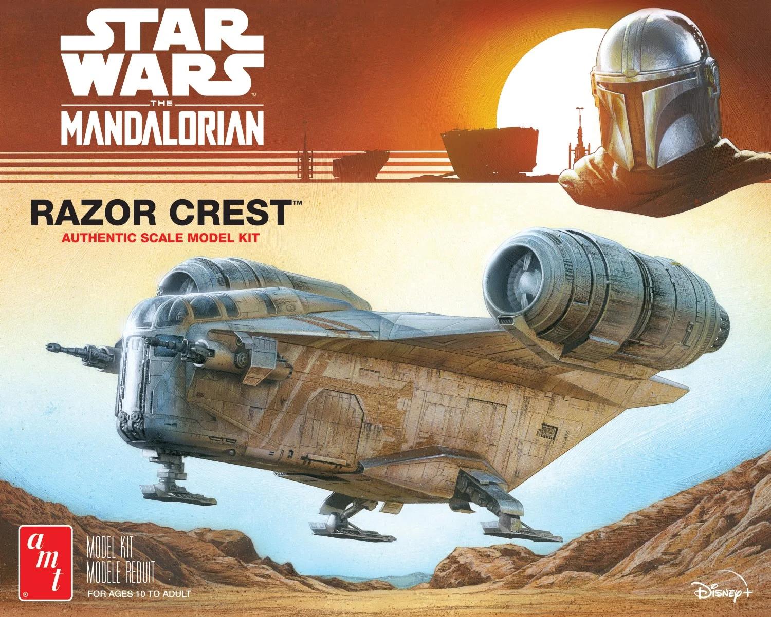 AMT 1/72 Star Wars Mandalorian Razor Crest Model Kit — box art