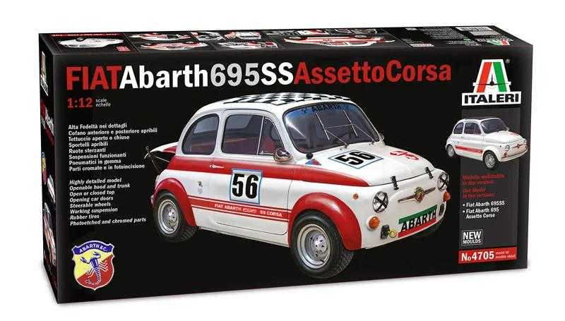 Italeri Fiat Abarth 695 Ss Assetto 12 Model Kit — official product photo 1