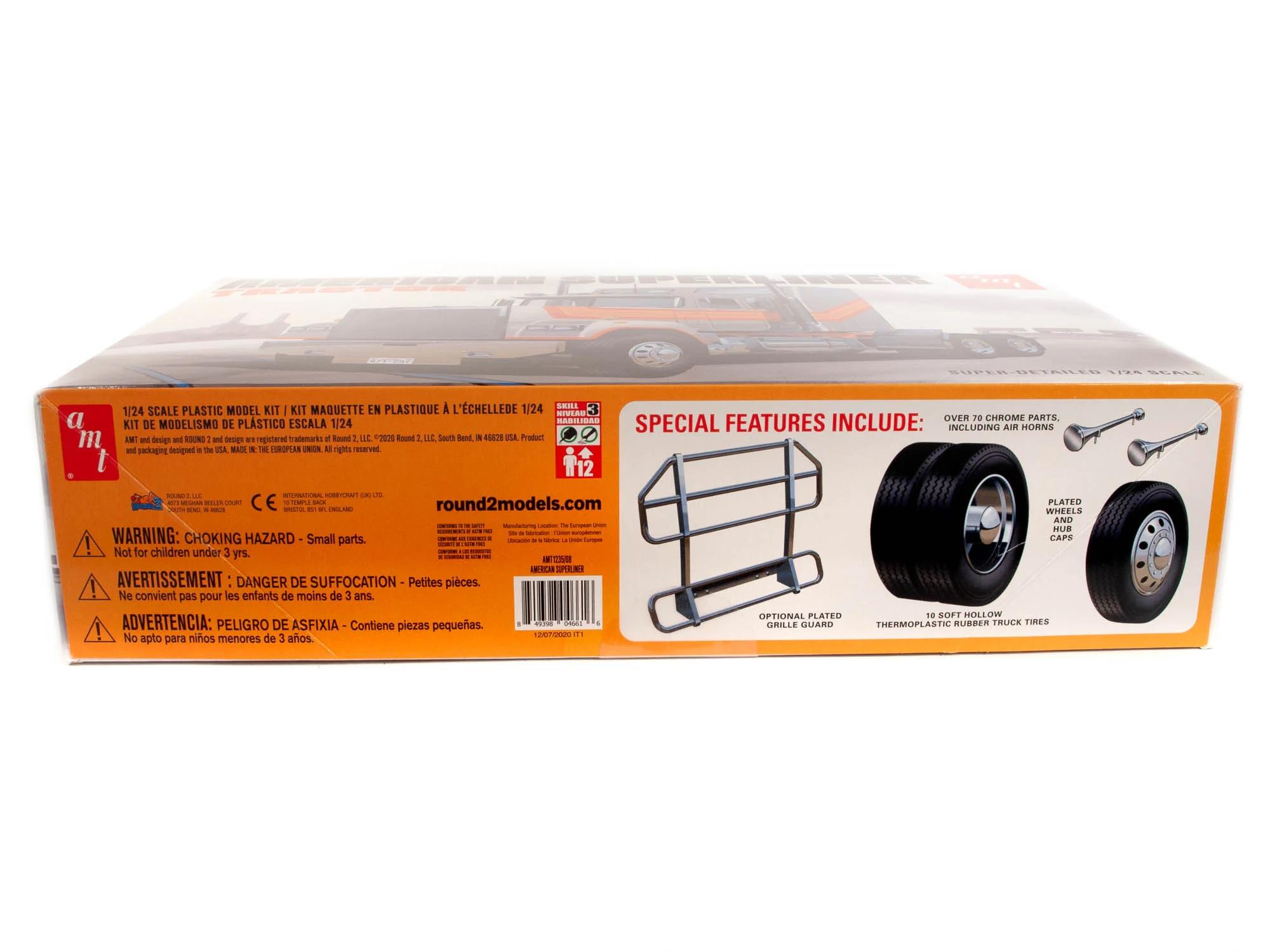 AMT 1/24 American Superliner Semi Tractor Model Kit — official product photo 2