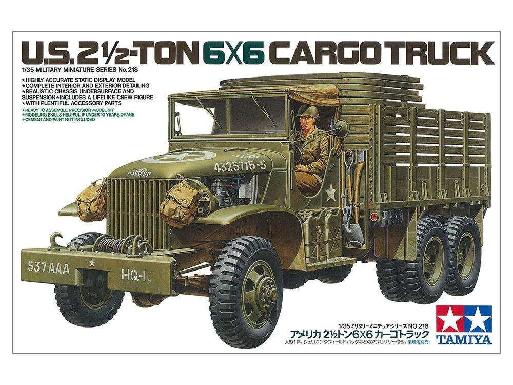 Tamiya 1/35 US 2 5ton 6x6 Cargo Truck Model Kit — official product photo 1