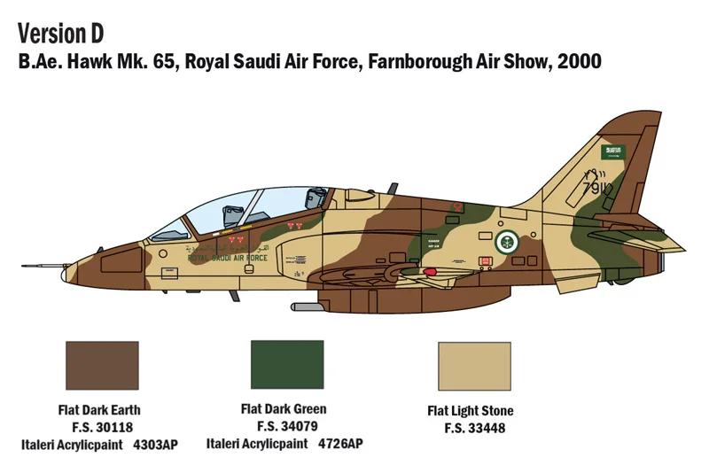 Italeri 1/72 Hawk T MK I Aircraft Model Kit — official product photo 6