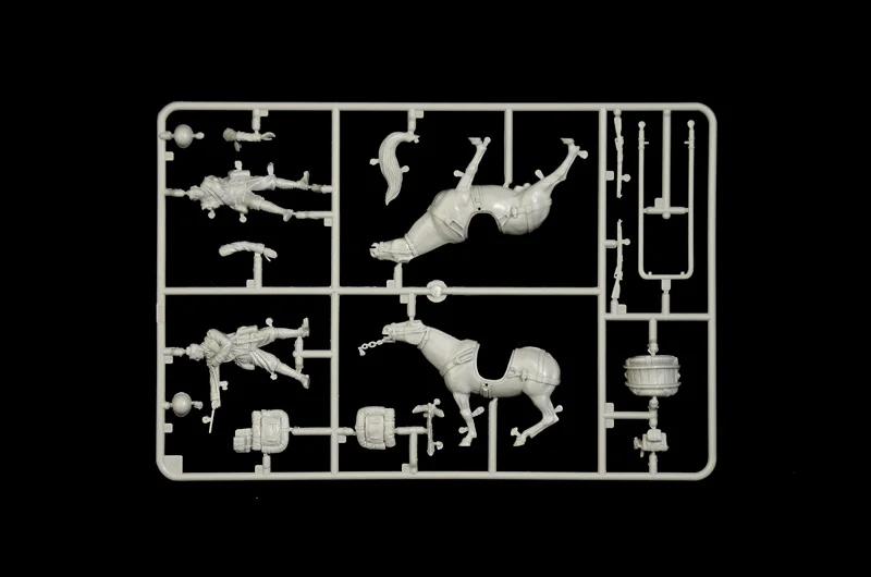 Italeri 1/35 Horse Drawn Breda 20 65 W Crew Model Kit — official product photo 4