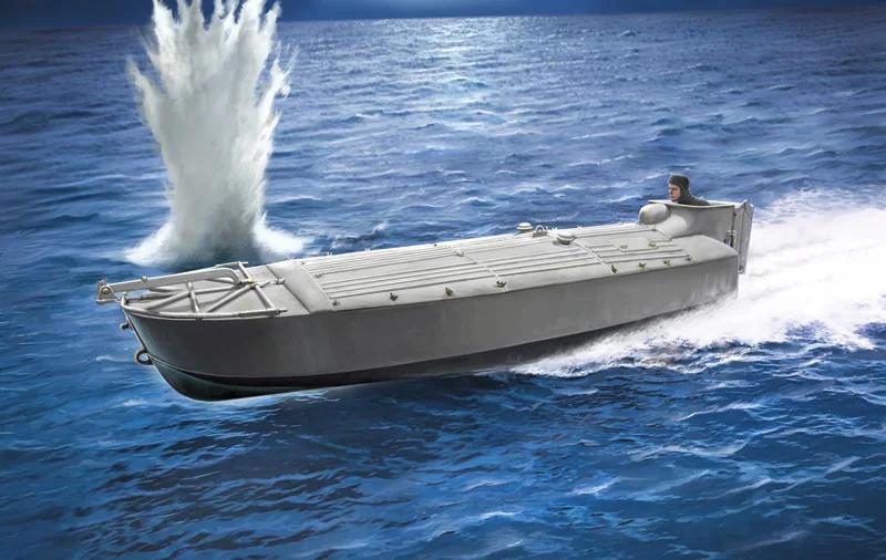 Italeri 1/35 M T M Barchino W Crew Model Kit — box art