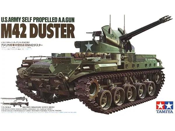 Tamiya 1/35 M-42 US Gun Duster Model Kit — box art