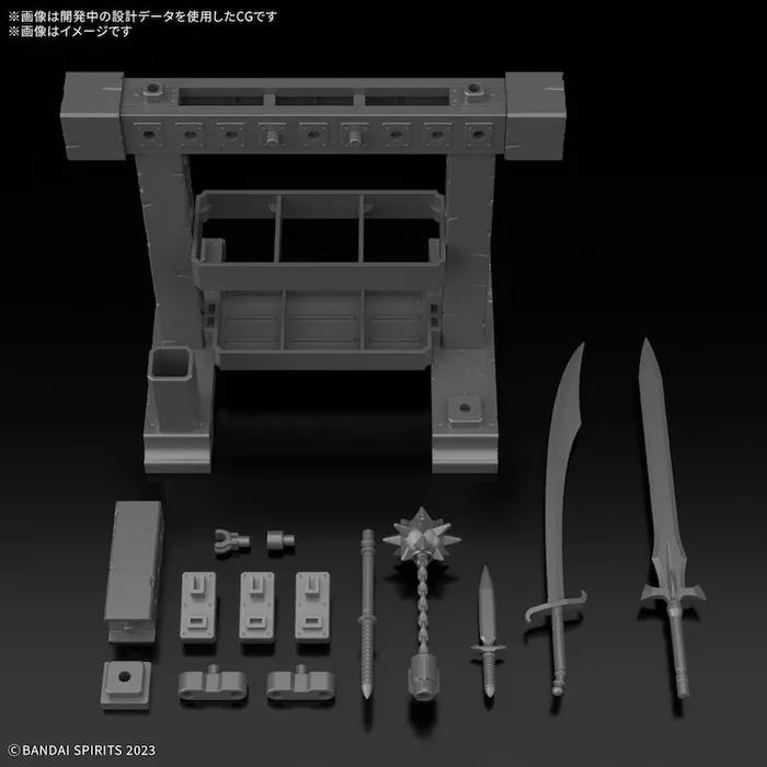 Bandai 1/144 30MF Item Shop 3 Weapon Option Model Kit — product photo