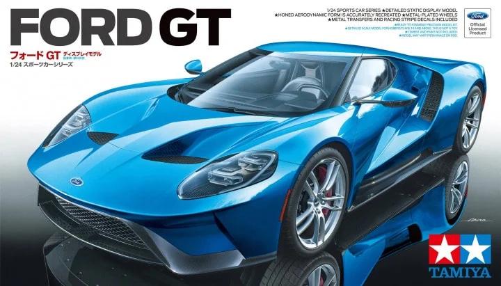Tamiya 1/24 Ford Gt Model Kit — box art