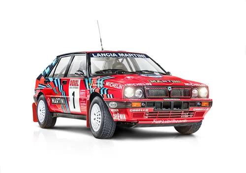 Italeri 1/12 Lancia Delta Hf 16v Sanremo 1989 Model Kit — box art